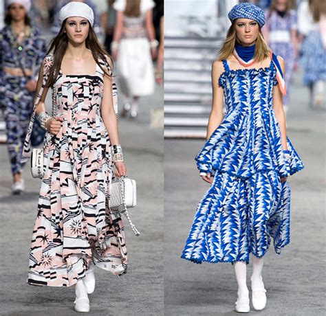 chanel cruise 2019 dresses|Chanel resort dresses.